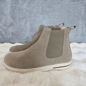 Birkenstock Bend Taupe Suede Chelsea Boot Men's Size 44 NEW **NOTES
